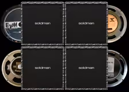 Audio Assault Seacow Cabs SOLDMAN 412ST UK Amp Locker Cabs