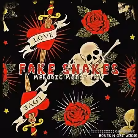 Bones N Grit Audio Fake Snakes: Melodic Moody Trap [WAV]