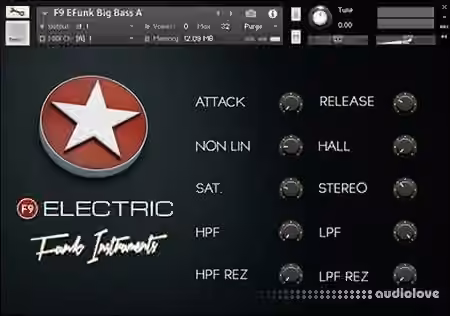 F9 Audio Electric Funk Instruments [KONTAKT, DAW Templates, EXS24, Channel strips]