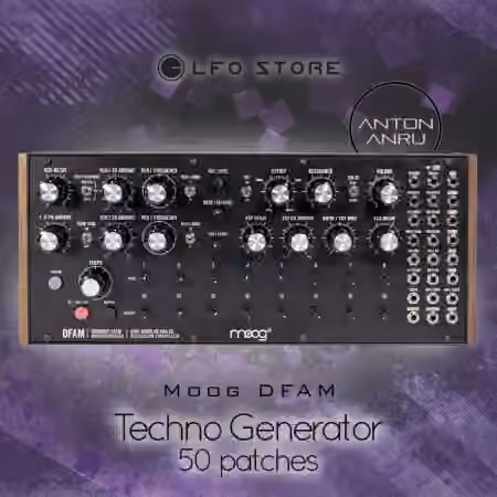 LFO Store Moog DFAM Techno Generator (50 Patches by Anton Anru) [Synth Presets]