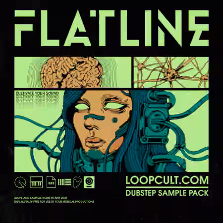 Loop Cult Flatline Dubstep Sample Pack [WAV, DAW Templates]