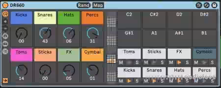 Ned Rush Boss DR660 Drum Rack [Synth Presets, DAW Templates] - Sample Pack Artwork