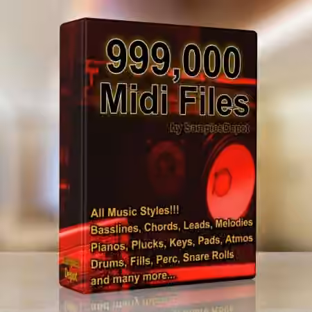 Samples Depot 999.000 Midi Collection Bundle [MiDi, WAV]
